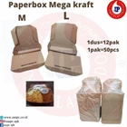PAPER BOX MEGA KRAFT / PAPER LUNCH BOX 1