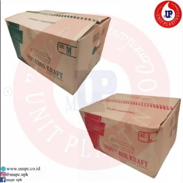PAPER BOX MEGA KRAFT / PAPER LUNCH BOX