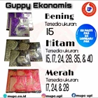 Kantong plastik guppy ekonomis bening ukuran 15 / kresek bening / asoi bening 2
