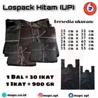black plastic bag / losspack plastic bag 1