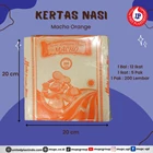 Kertas Nasi Macho Orange / Kertas bungkus nasi / kERTAS LAMINASI 1
