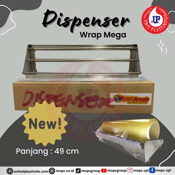Dispenser wrap mega / Mesin wrap plastik