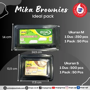 Mika kotak brownies idealpack M dan S