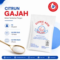 Citric Acid Citrun Cap Gajah 50gr Food Grade Pengatur Keasaman