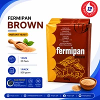 Fermipan Brown 500gr Instant Dry Yeast Ragi Instan Kiloan Pengembang Roti