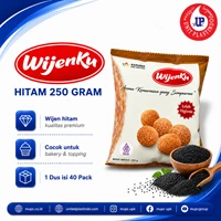 WijenKu Wijen Hitam 250gr Black Sesame Seeds Untuk Bakery dan Topping