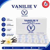 Vanilie V Vanili Bubuk Sachet 2gr Perisa Makanan Untuk Roti dan Kue