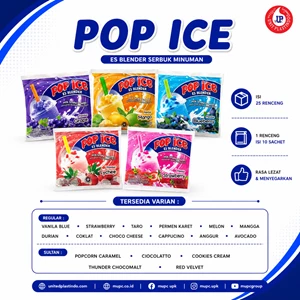 Pop Ice Serbuk Minuman Aneka Rasa Isi 25 Renceng