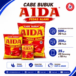 Cabe Bubuk AIDA Aneka Kemasan