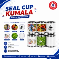 Seal Cup Kumala Roll Plastik Perekat Cup Minuman Premium Motif 650 Pcs