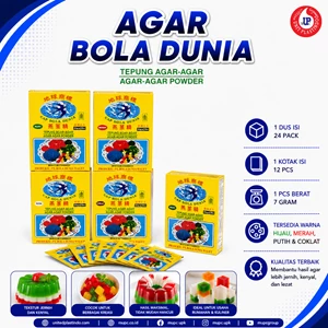Tepung Agar-Agar Powder Bola Dunia 7 Gram