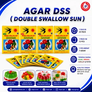 Tepung Agar-Agar Powder Double Swallow Sun (DSS) 7 Gram