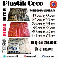 Kantong Plastik Kresek Coco Merah / asoi merah / kantong kresek