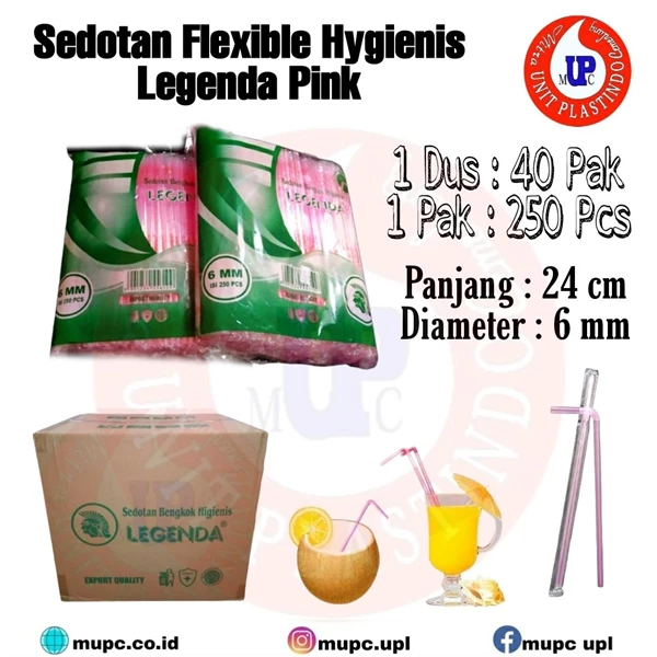 Hygienic Crooked Straws Legend Of Pink