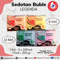 Sedotan Plastik Bubble Legenda 8mm dan 12mm