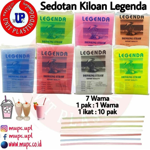  Kiloan Straws Legend Of Various Colors
