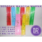 Sedotan Plastik Mangga Warna / sedotan warna warni 3