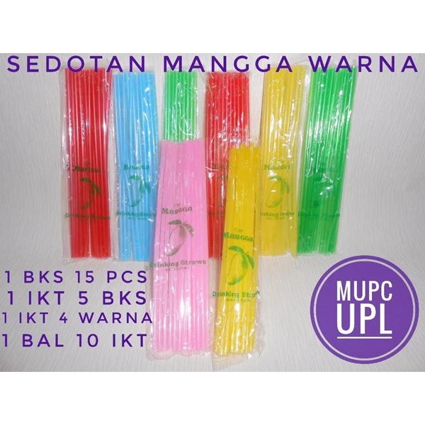 Mango Color Straws