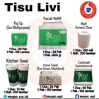 Tissue / Tisu Wajah  Livi Multifold (Hand Towel) 1
