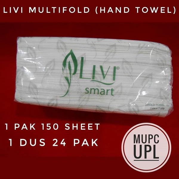 Tissue Wajah  Livi Multifold (Hand Towel)