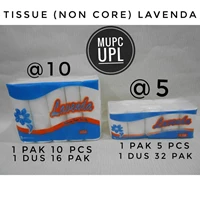Tissue Wajah Non Core (Lavenda) Isi @10 Dan @5