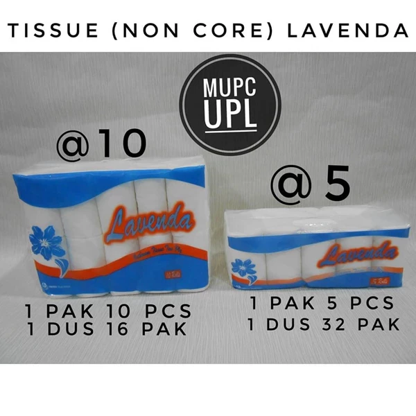  Non Core Facial Tissue (Lavenda) Contains @ 10 And @ 5