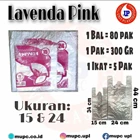 Kantong Plastik Kresek Lavenda pink Uk 24 Dan 15 / Kantong bening 1