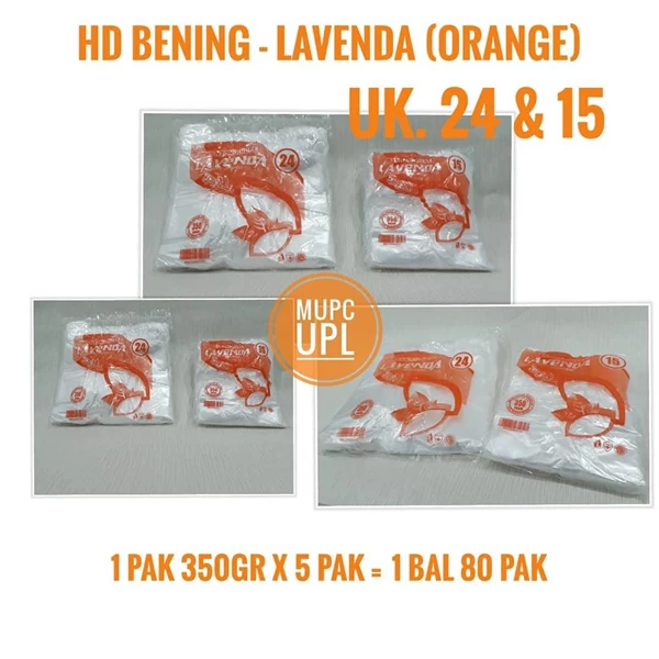 Lavenda Uk Or 24 And 15 Plastic Bags