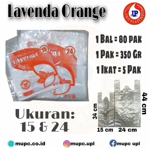 Lavenda Uk Or 24 And 15 Plastic Bags