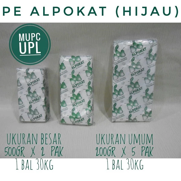 Plastic Hdpe Pe Alp (Green) Various Sizes
