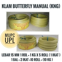 Tali Strapping Klam Butterfly Manual Warna Kuning