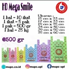Kantong Plastik Kresek Hd Mega Smile / plastik smile / plastik warna warni 1