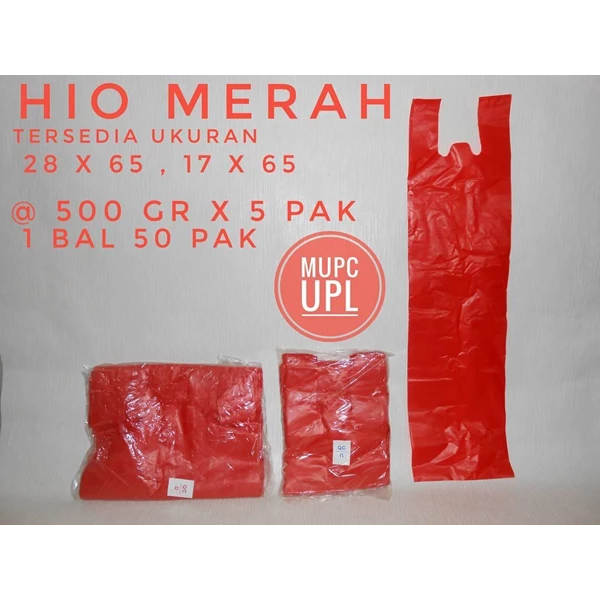 RED HIO Plastic Bag