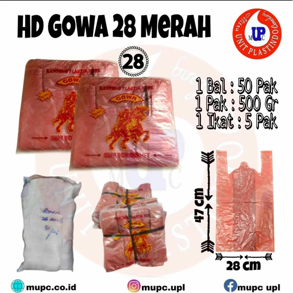 Plastic Hd Gowa 28 Red