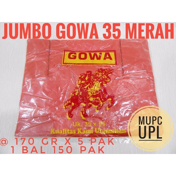 Plastic Hd Jumbo Gowa 35 Red