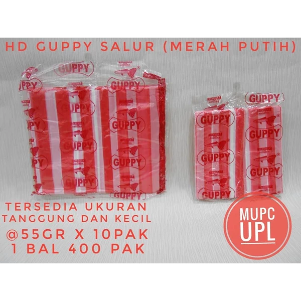 Plastic Hd Guppy Salur Red White Uk Small And Medium