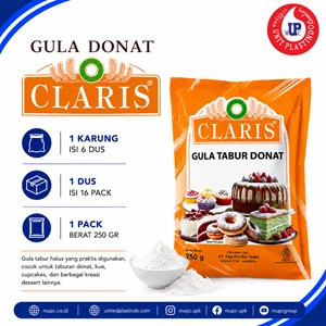 Gula Donat Claris 250 Gram Gula Tabur Halus