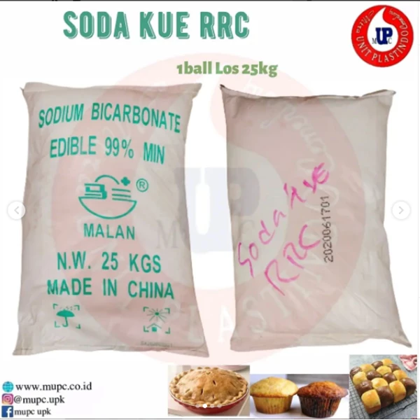 SODA KUE MALAN 25 KG / SODA KUE RRC / SODIUM BIRCABONATE