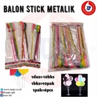 BALON STIK ULANG TAHUN METALIK / BALON ULTAH 1
