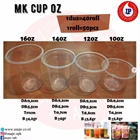 CUP MK OZ / GELAS OZ MK / CUP PLASTIK / GELAS PLASTIK 1