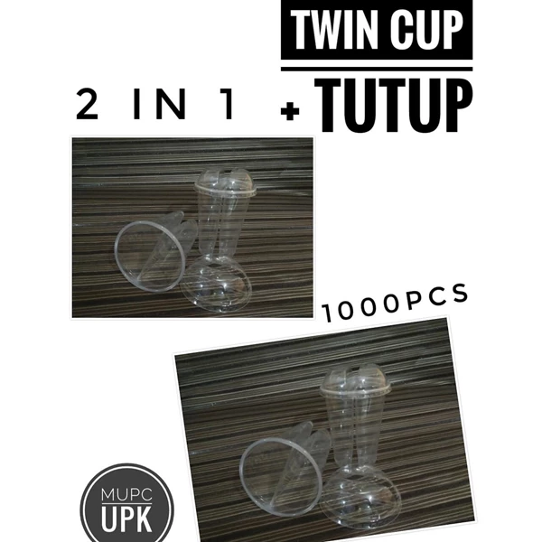 Gelas Plastik Twin Cup