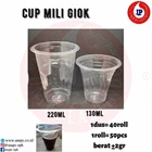 CUP MILI GIOK 220ML 130ML / GELAS KOPI / CUP ULIR 1