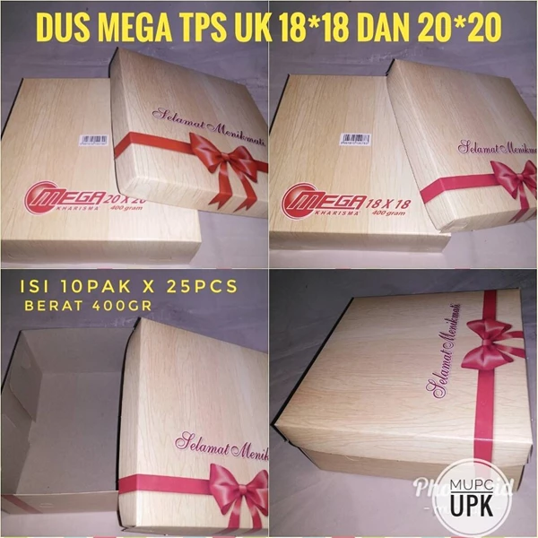  Box of Cake / Box of Mega Food TPS 18X18 20X20