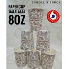 Paper Cup Walalaa Gelas Kertas Kopi 8 Oz  1
