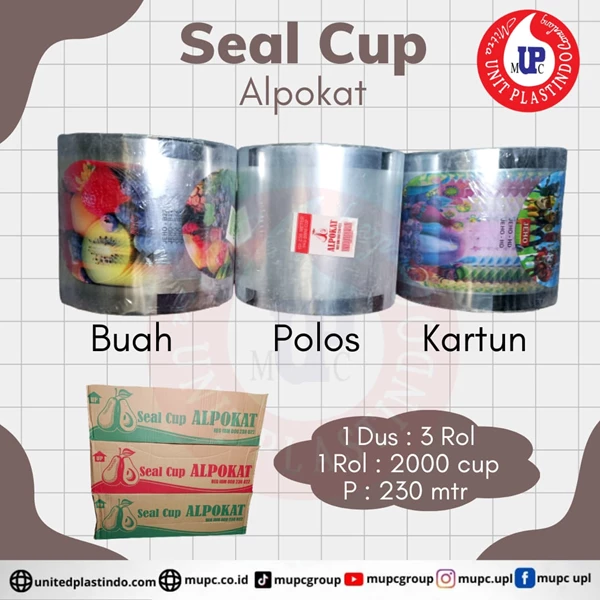 Tutup Gelas Plastik / Seal Cup plastik