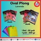 Ovale Kartun / plastic bag oval 1
