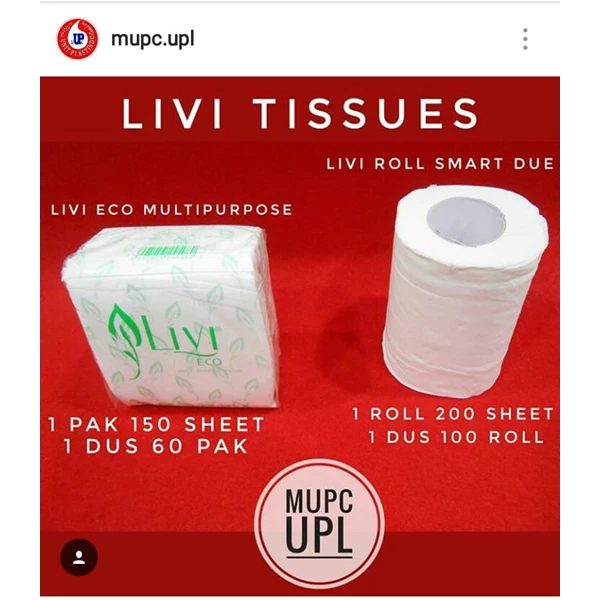 Livi Tissues / Facial Tissue Livi