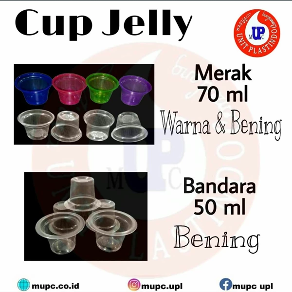 Cup Jelly Bandara / puding cup