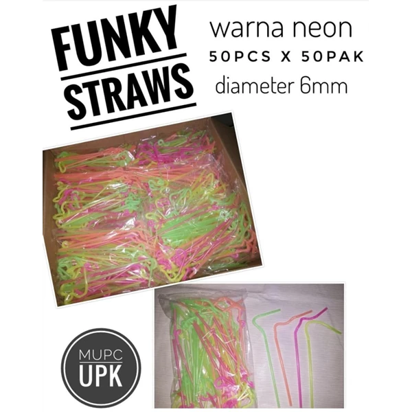  A UNIQUE SPIRAL FUNKY STRAW