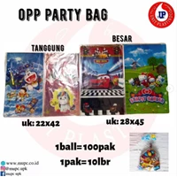 OPP PARTY BAG / PLASTIK ULANG TAHUN / PLASTIK BINGKISAN